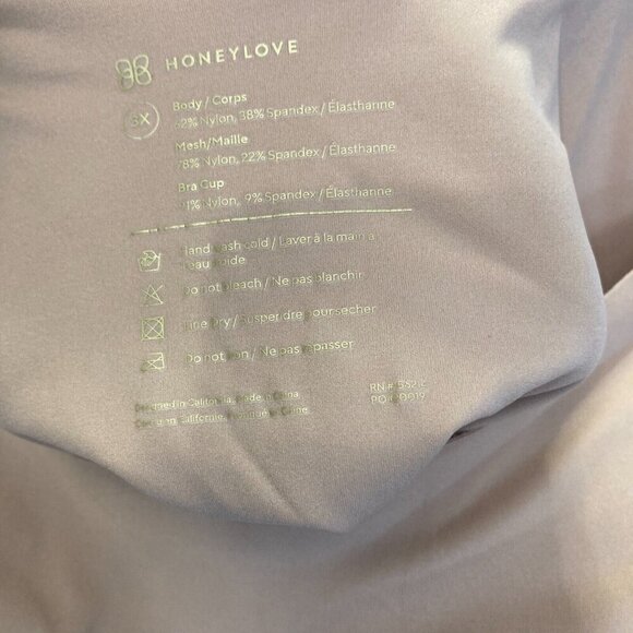 Honeylove LiftWear Cami 3X Tan Beige Tummy Control Shapewear Convertible Tank - Picture 3 of 15